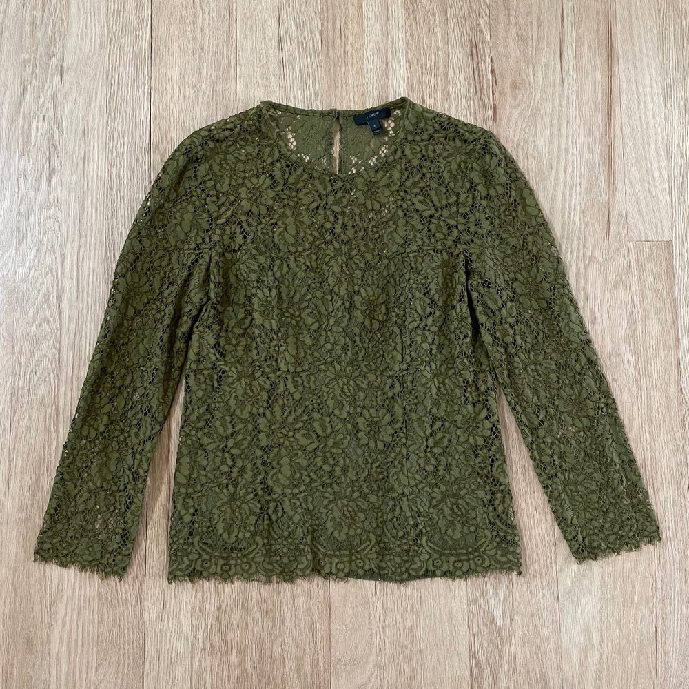 J. Crew Lace Top
